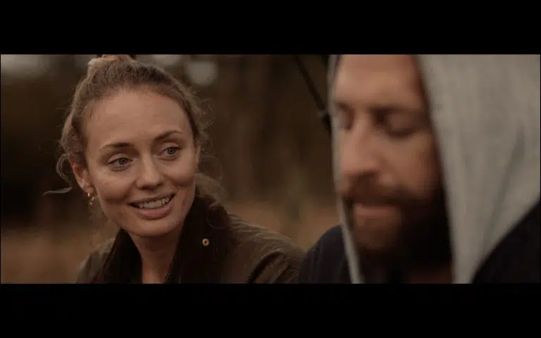 Laura Haddock on a close up-shot with Dylan Edwards from the feature film Tyger, filmed with Canon EOS C500 Mark II 5.9K Full Frame and Sigma FF Classic Prime lenses by London Cinematographer / DoP Ariel Artur.