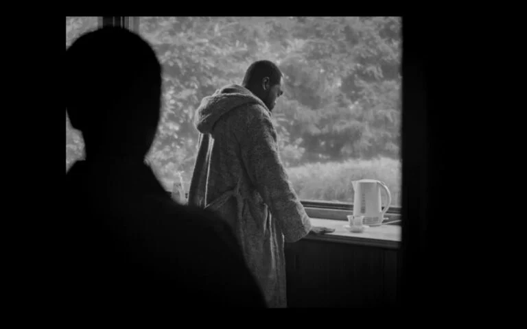 Black and white shot from the short film Fade, filmed with Canon Cinema Cameras by London Cinematographer / DoP Ariel Artur.