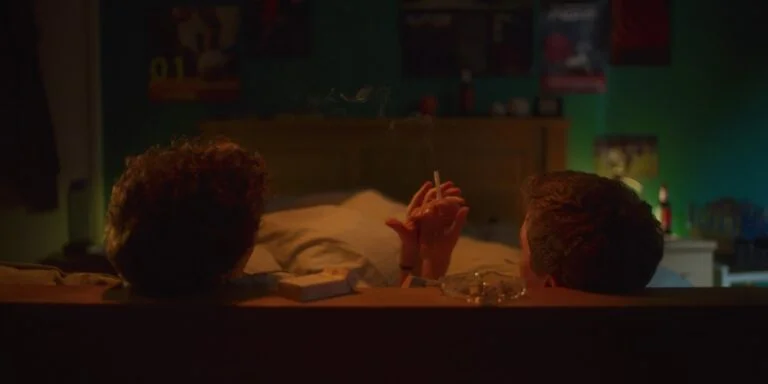 Rear two-shot from the short film A Certain Night, filmed with RED V-Raptor by London Cinematographer / DoP Ariel Artur.