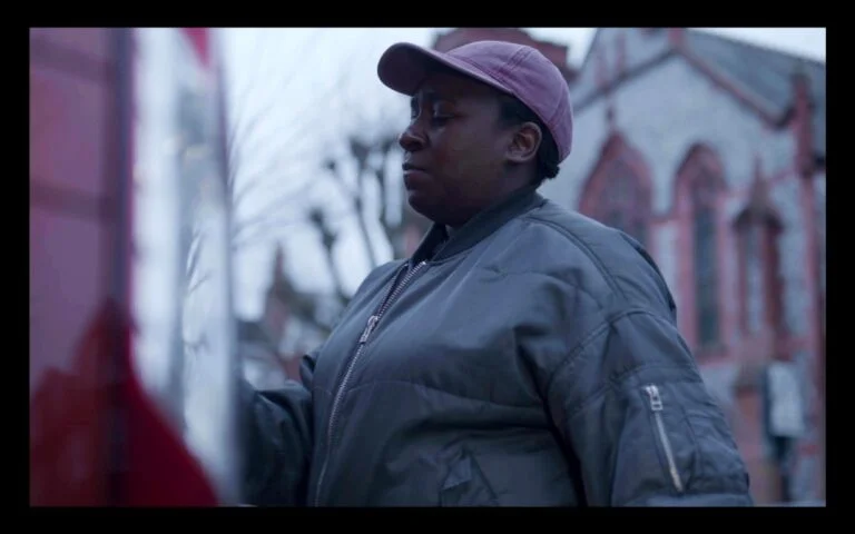 Medium low angle shot from the short film Bone by Bone, filmed with RED V-Raptor by London Cinematographer / DoP Ariel Artur.