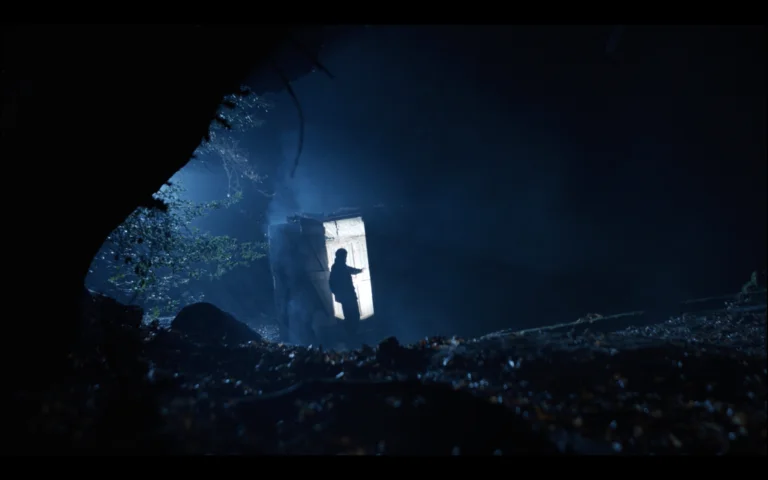 Silhouette shot from the feature film Wolf Garden, filmed with RED V-Raptor by London Cinematographer / DoP Ariel Artur.